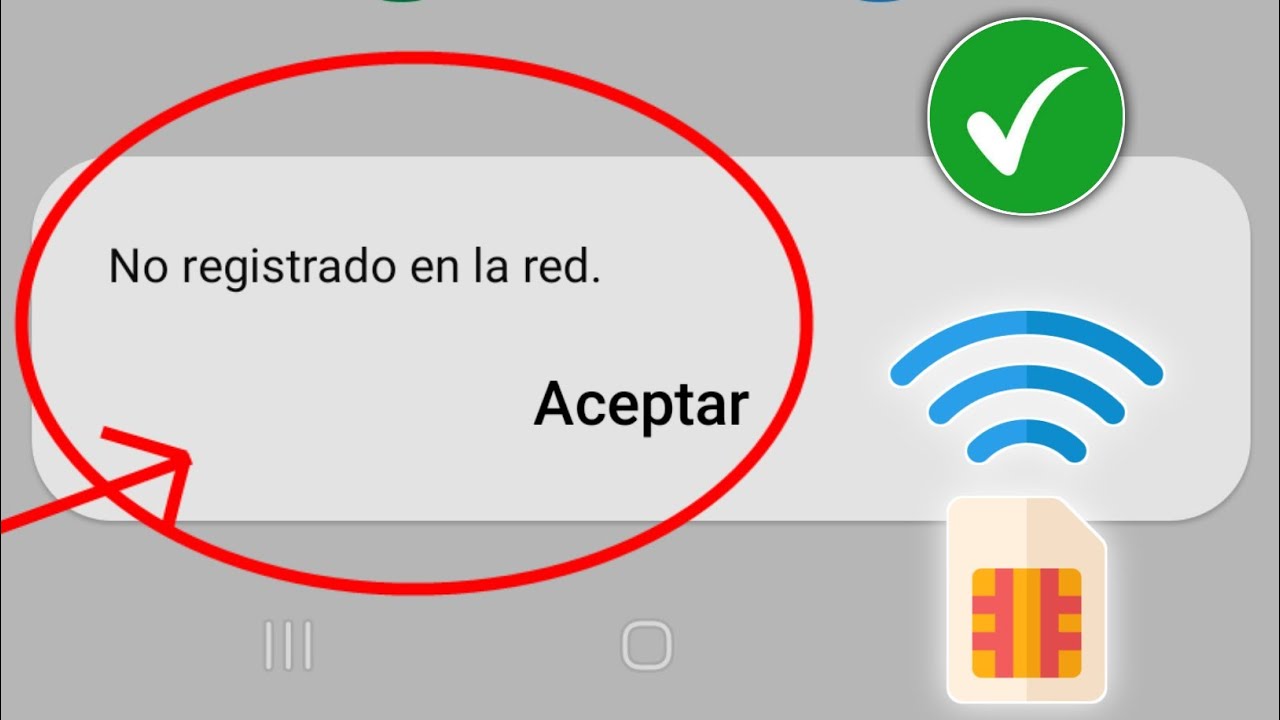 que quiere decir no registrado en la red