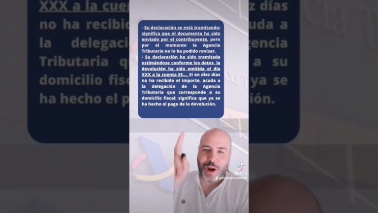 que quiere decir que su declaracion se esta tramitando
