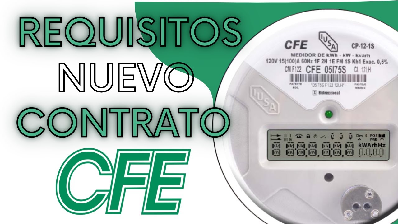 que se necesita para un contrato de luz