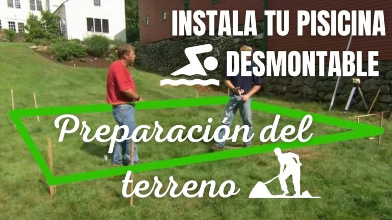 que se pone debajo de una piscina desmontable