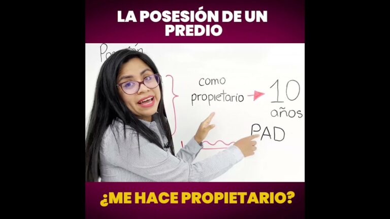 que significa que una vivienda esta sin posesion