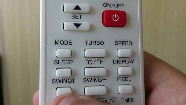 que significa swing en aire acondicionado