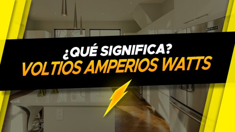 que significan los watts en un electrodoméstico