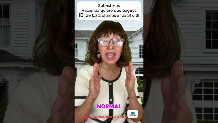 si no pago el ibi cuanto tardan en embargar